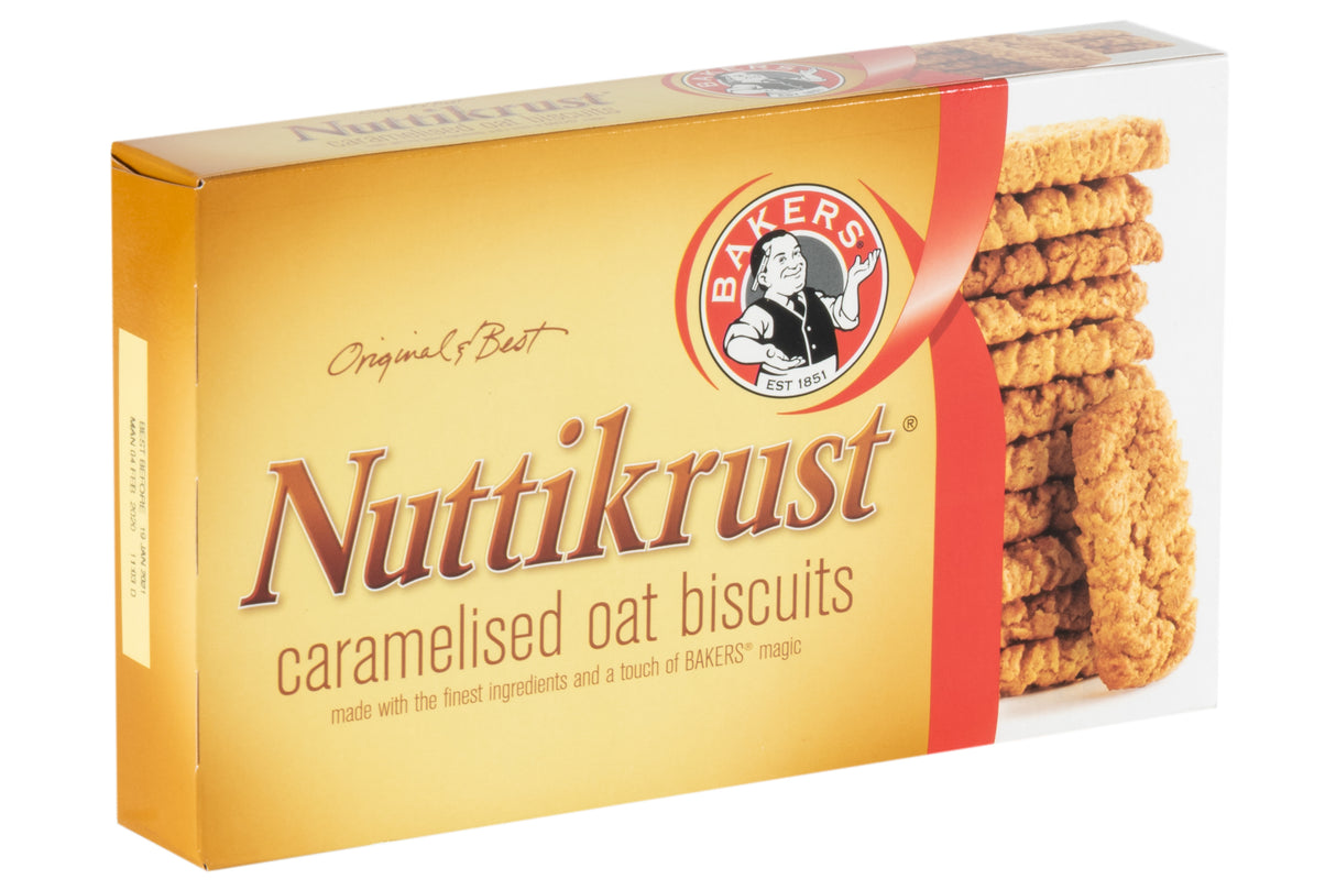Bakers NuttiKrust Caramelized Oat Biscuits 200g