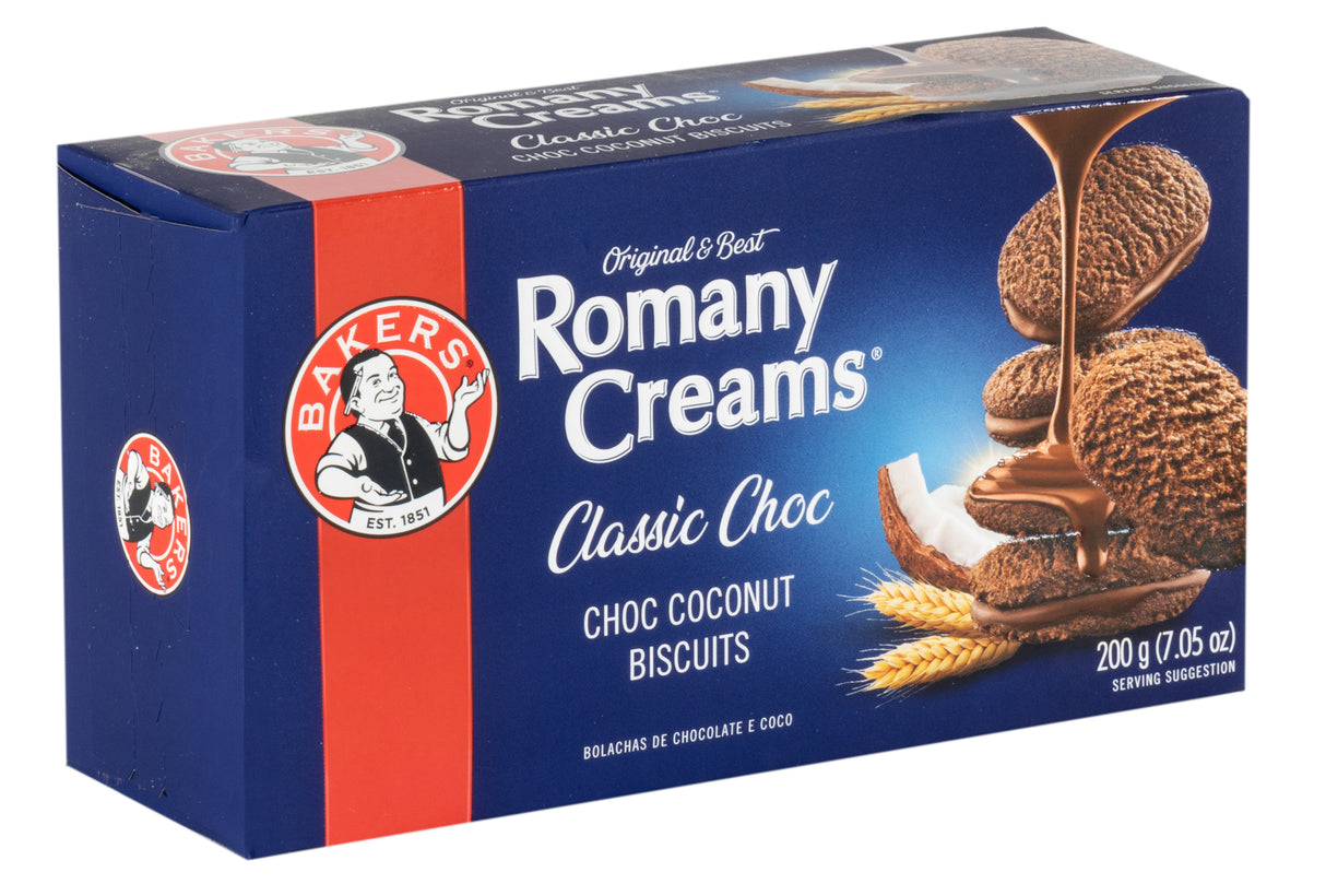 Bakers Romany Creams Classic Chocolate Biscuits - 200g