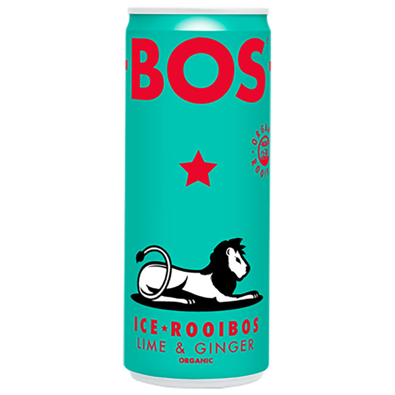 BOS Ice Rooibos Lime & Ginger 330ml