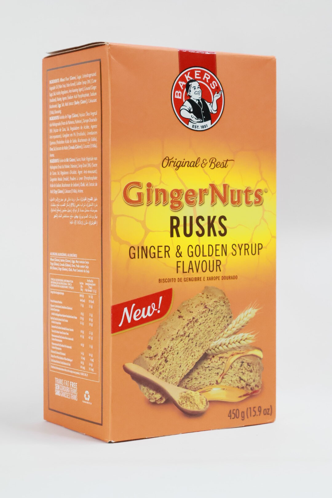 Bakers GingerNut Rusks 16 oz.