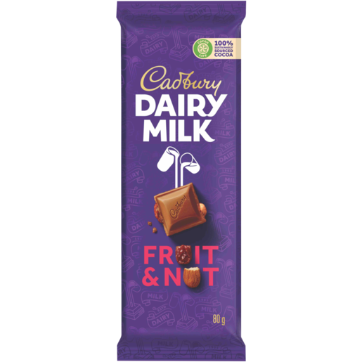 Cadbury Dairy Milk Fruit & Nut 80g
