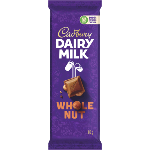 Cadbury Wholenut Bar 80g