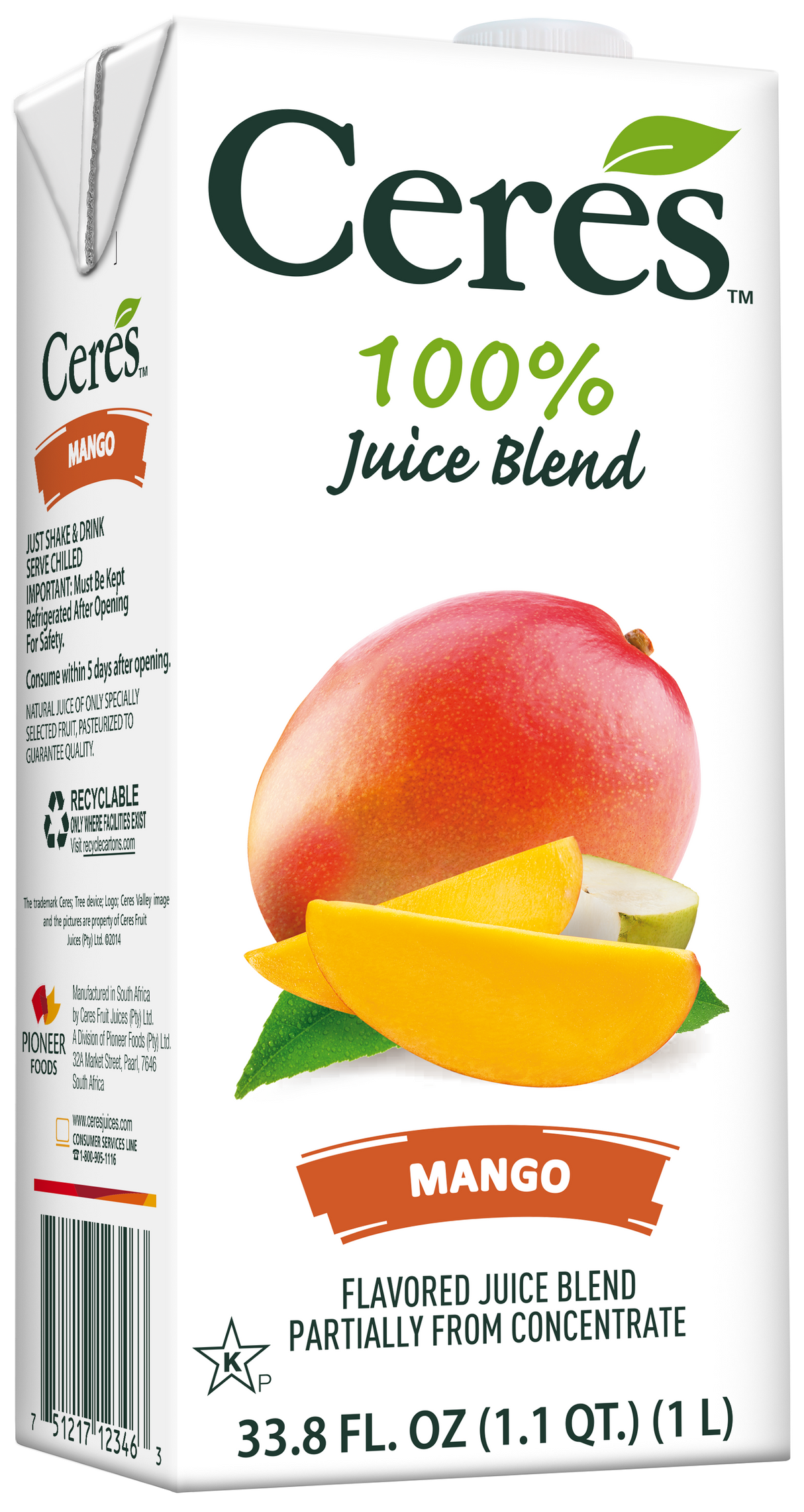 Ceres Mango Juice 1L