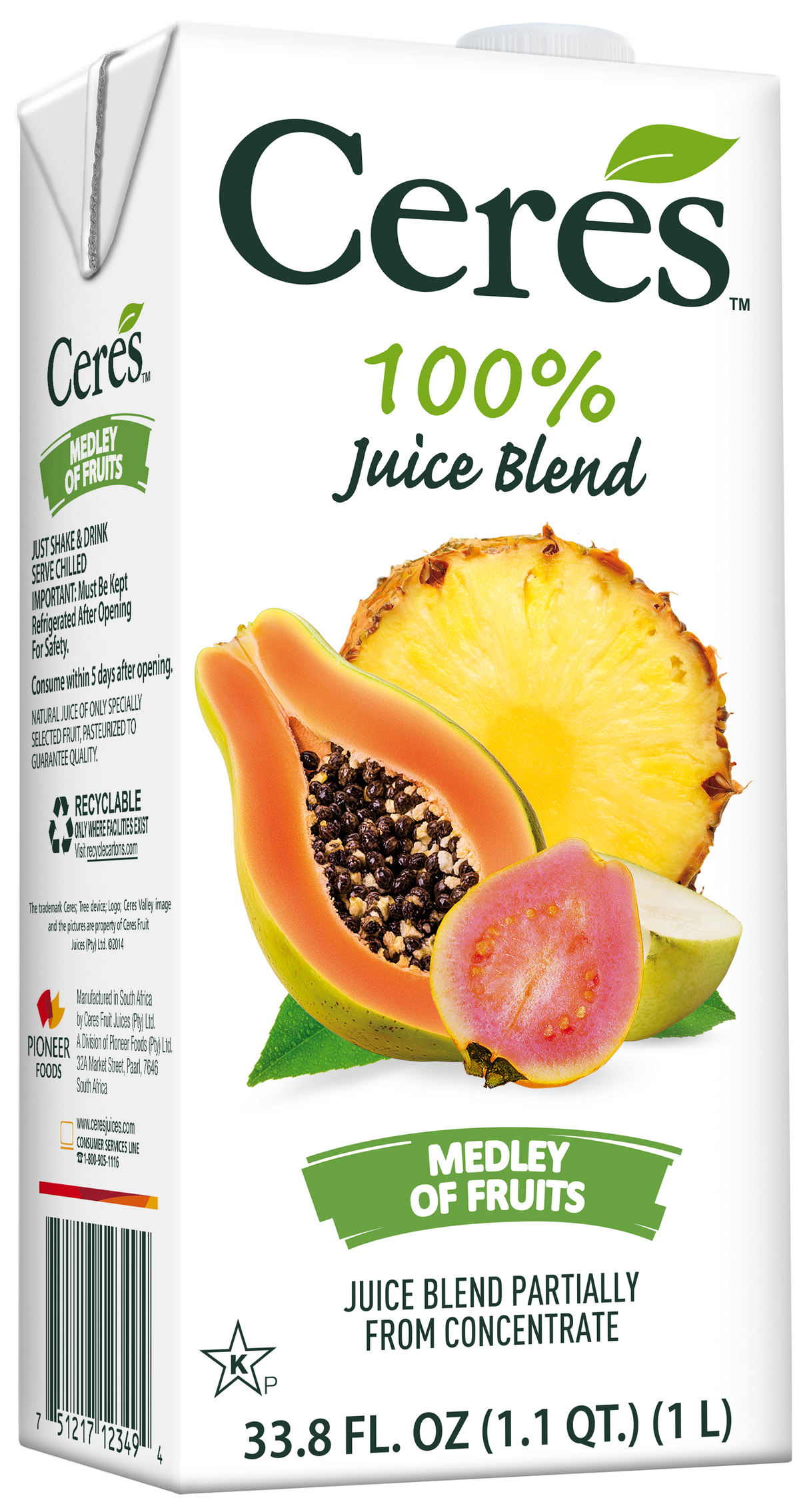 Ceres Medley of Fruits 1L