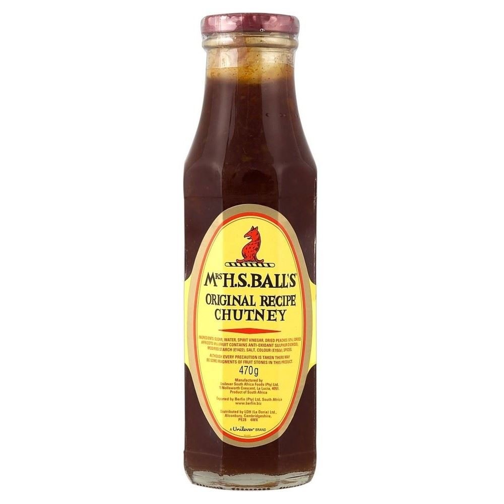 Mrs Balls Original Chutney Glass Jar 470g