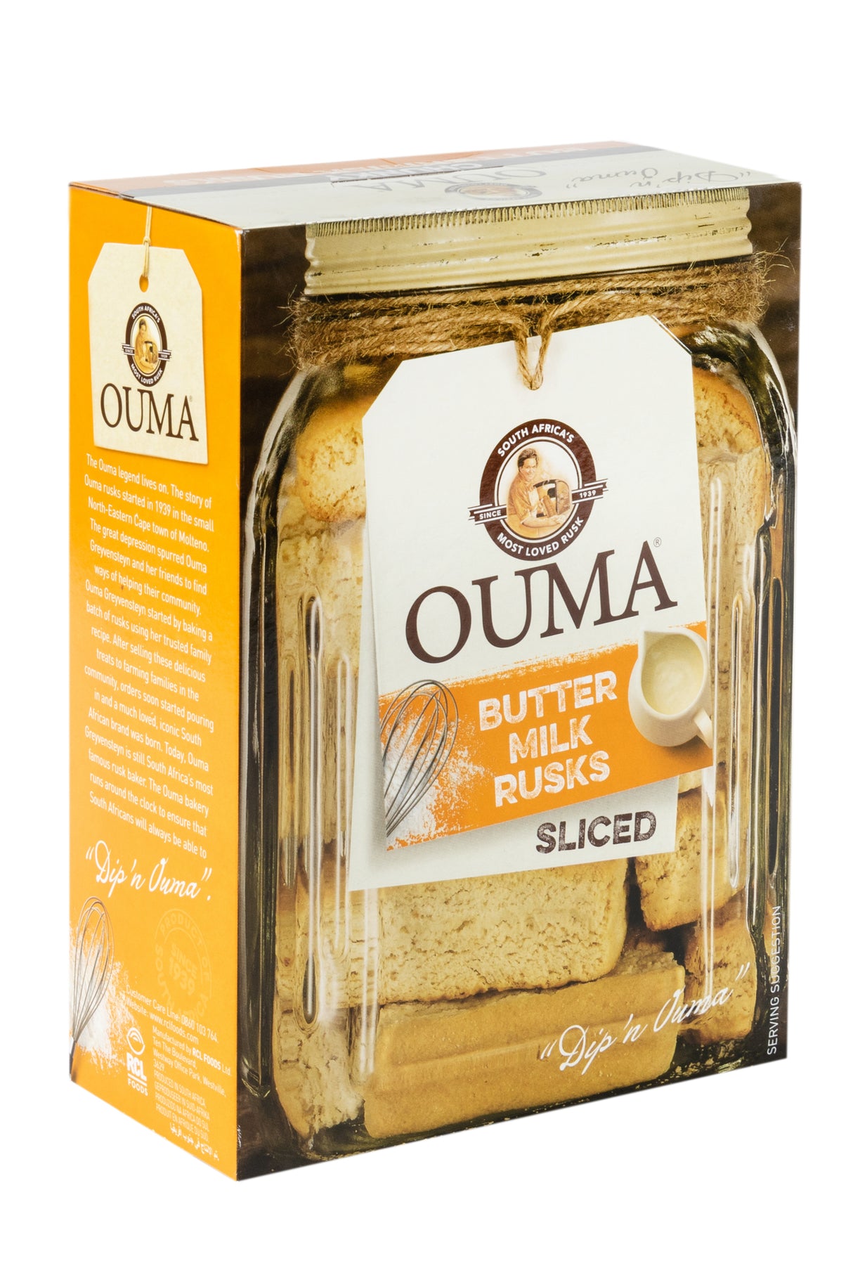 Ouma Sliced Buttermilk Rusks 450g